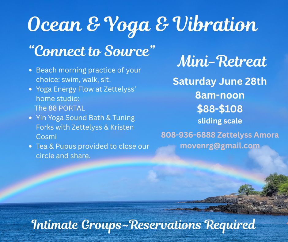 Ocean & Yoga & Vibration Mini-Retreat